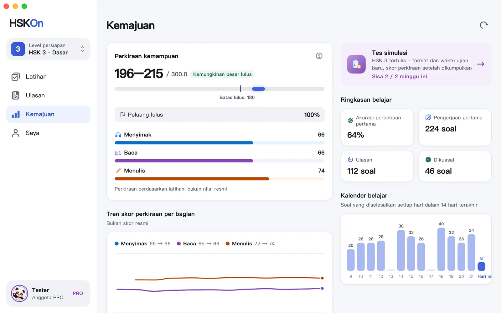 HSKOn · Mac · Perkembangan